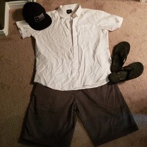 White O'Neill button up shirt